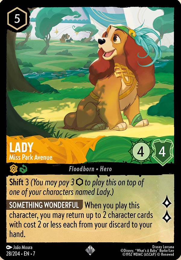 Disney Lorcana TCG: Lady, Miss Park Avenue