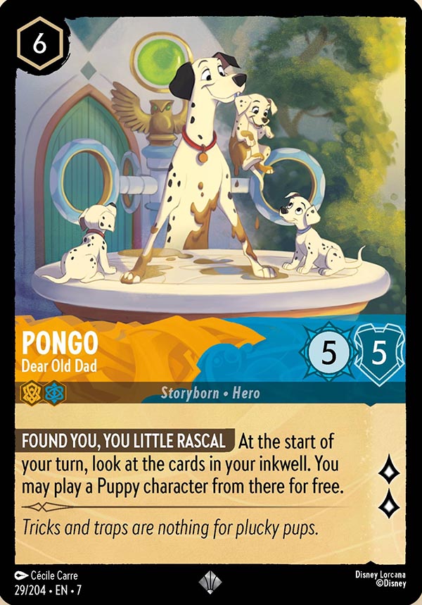 Disney Lorcana TCG: Pongo, Dear Old Dad