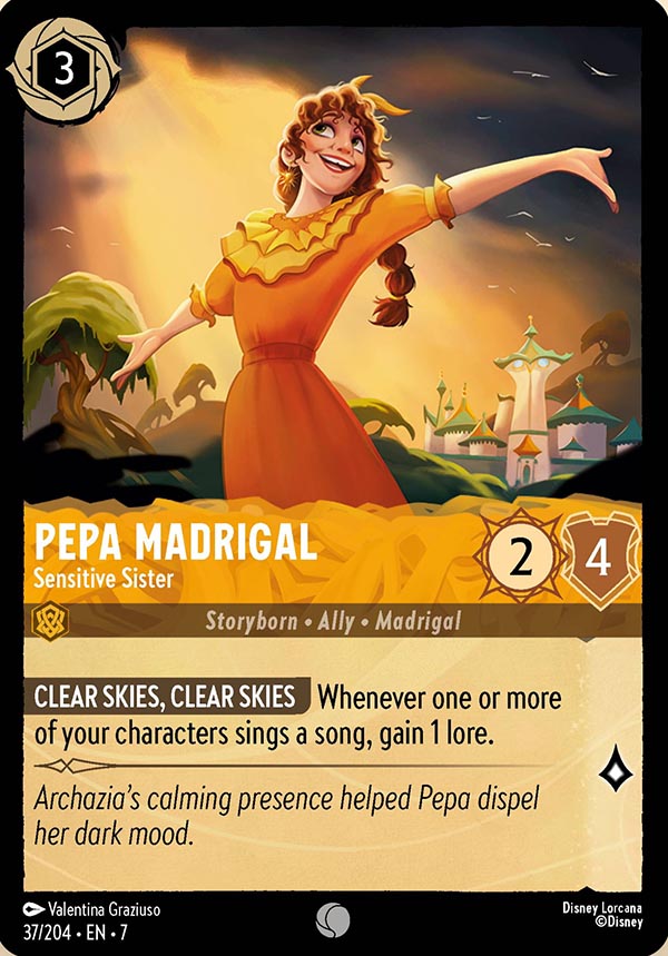 Disney Lorcana TCG: Pepa Madrigal, Sensitive Sister