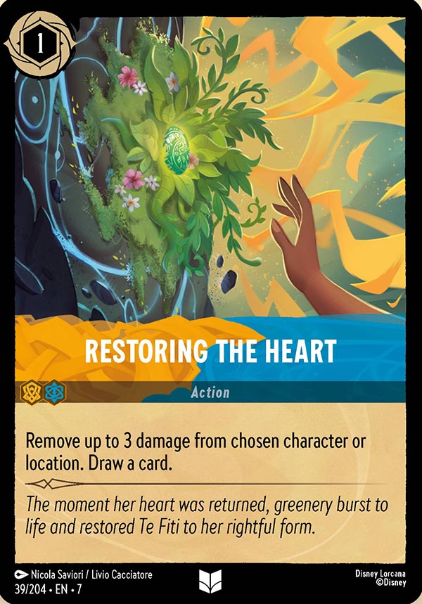 Disney Lorcana TCG: Restoring The Heart