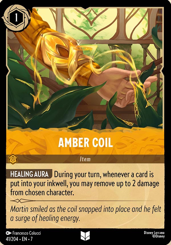 Disney Lorcana TCG: Amber Coil