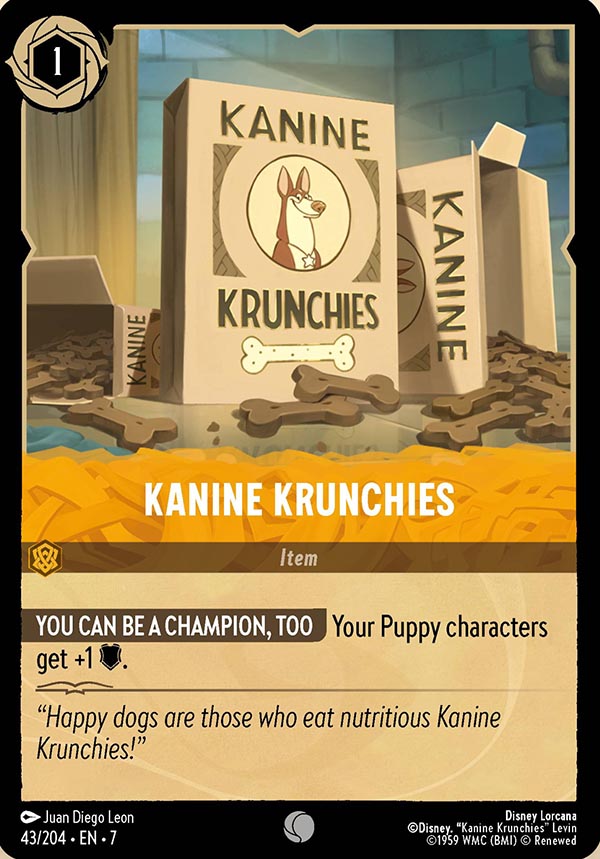 Disney Lorcana TCG: Kanine Krunchies