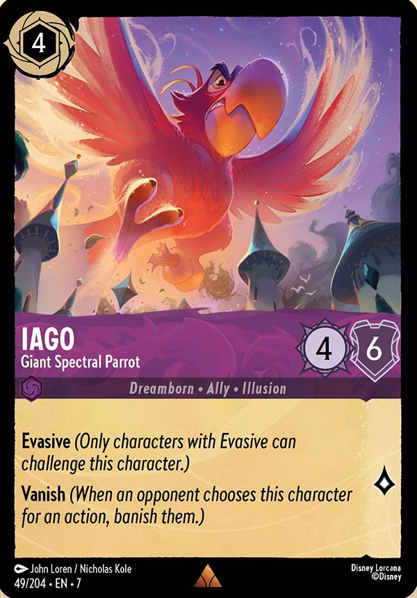 Disney Lorcana TCG: Iago, Giant Spectral Parrot