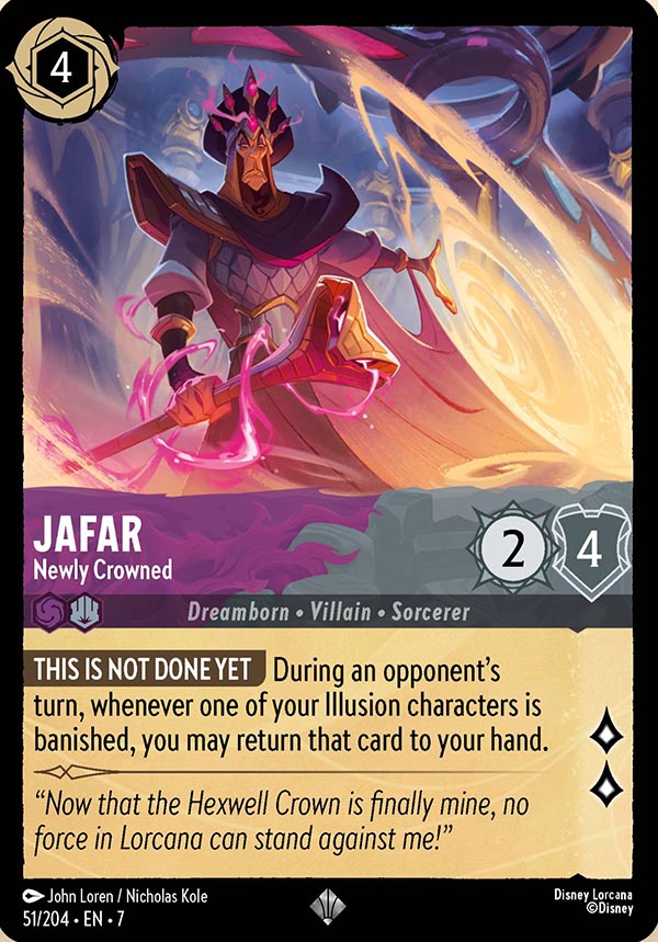 Disney Lorcana TCG: Jafar, Newly Crowned