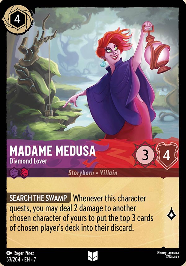 Disney Lorcana TCG: Madame Medusa, Diamond Lover