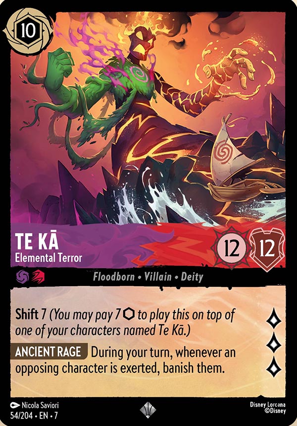 Disney Lorcana TCG: Te Kā , Elemental Terror