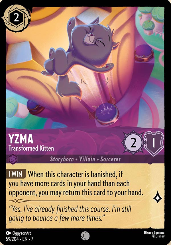 Disney Lorcana TCG: Yzma, Transformed Kitten