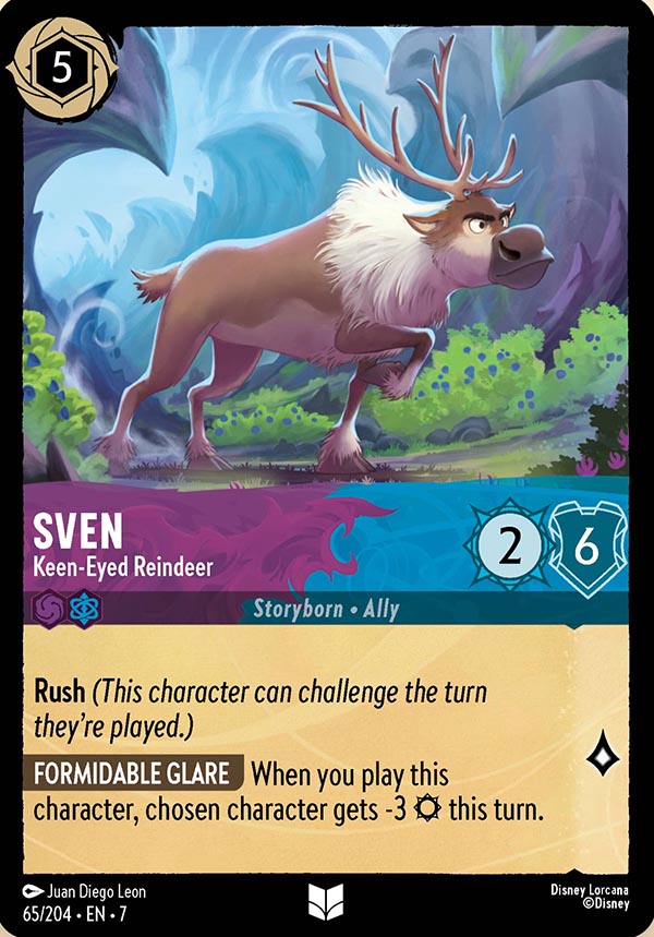 Disney Lorcana TCG: Sven, Keen-Eyed Reindeer