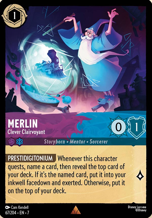 Disney Lorcana TCG: Merlin, Clever Clairvoyant