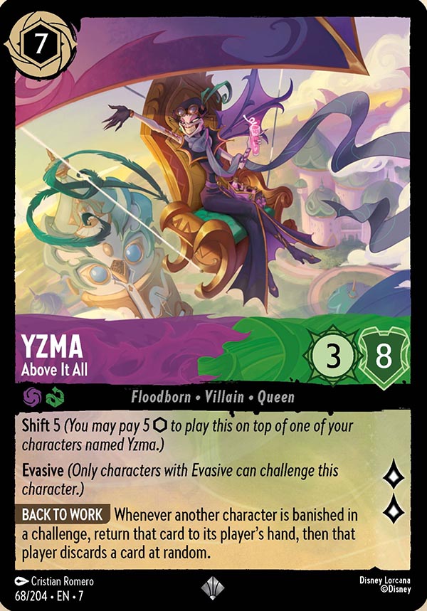 Disney Lorcana TCG: Yzma, Above It All