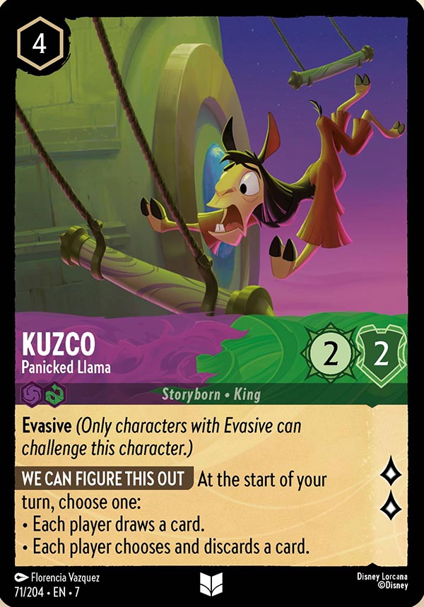 Disney Lorcana TCG: Kuzco, Panicked Llama