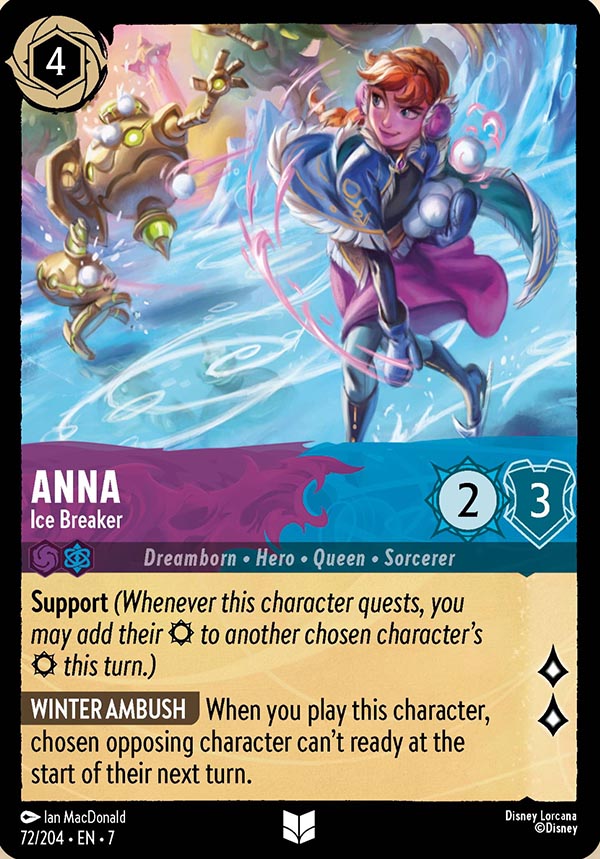 Disney Lorcana TCG: Anna, Ice Breaker