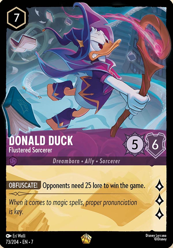 Disney Lorcana TCG: Donald Duck, Flustered Sorcerer