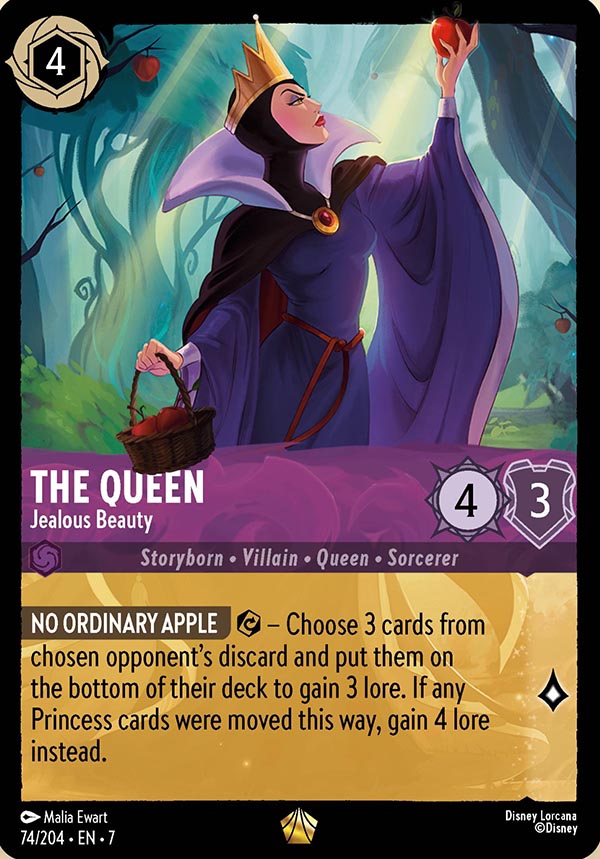 Disney Lorcana TCG: The Queen, Jealous Beauty