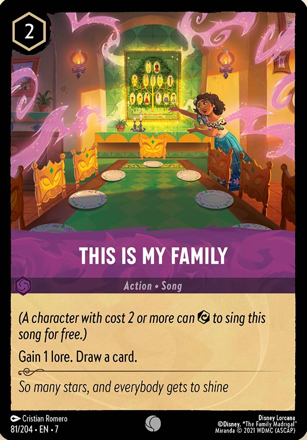 Disney Lorcana TCG: This Is My Family