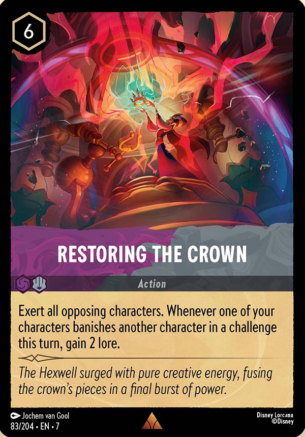 Disney Lorcana TCG: Restoring The Crown