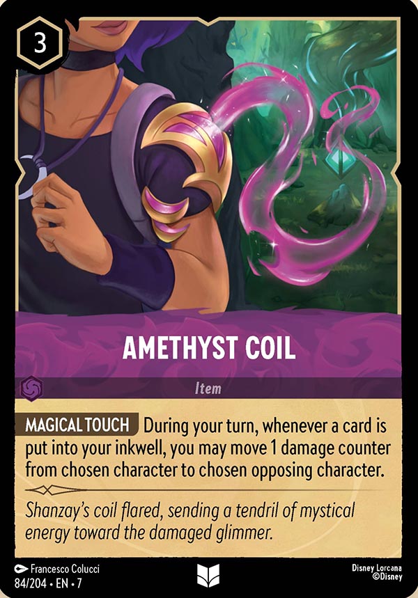 Disney Lorcana TCG: Amethyst Coil