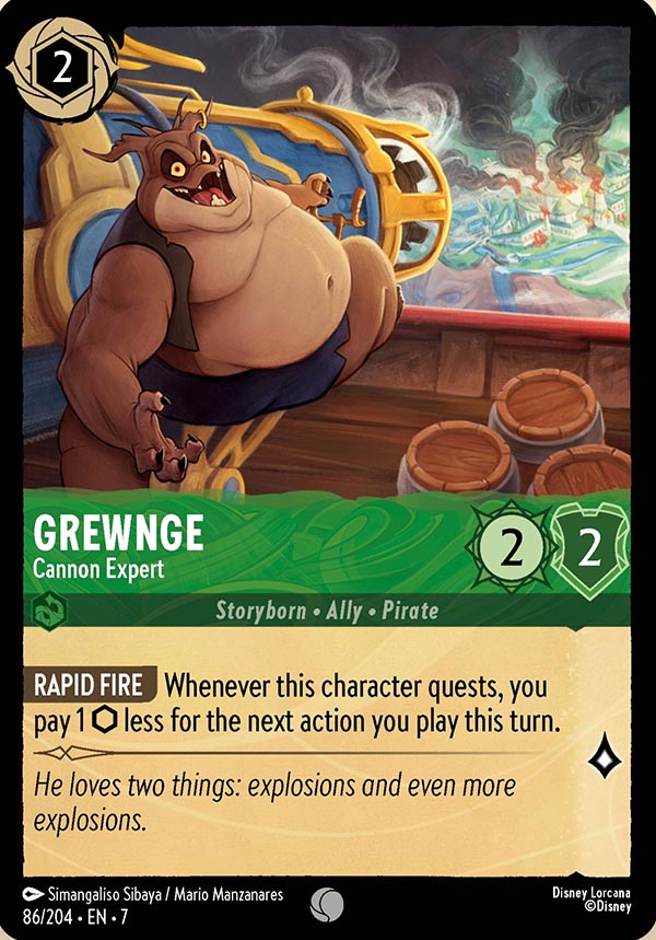 Disney Lorcana TCG: Grewnge, Cannon Expert