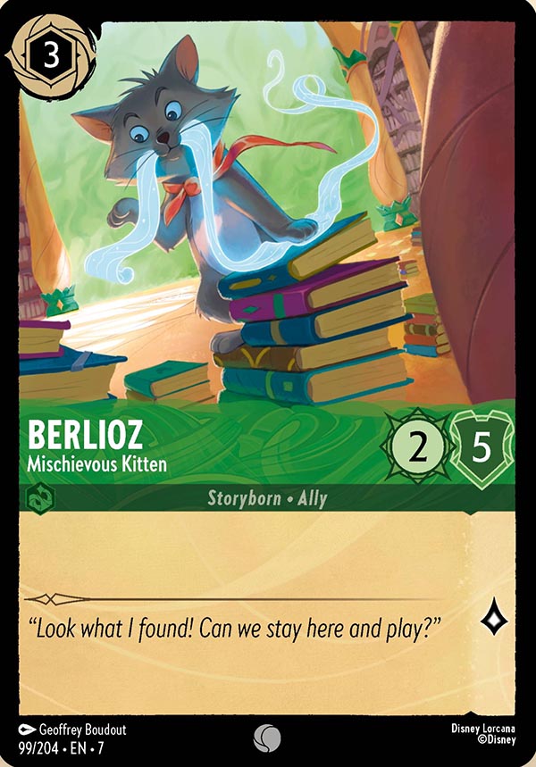 Disney Lorcana TCG: Berlioz, Mischievous Kitten