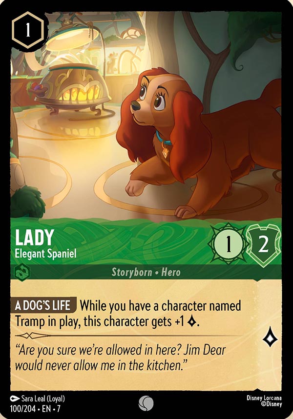 Disney Lorcana TCG: Lady, Elegant Spaniel