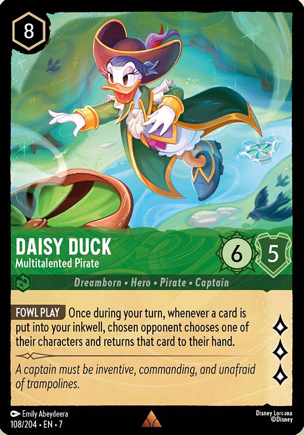 Disney Lorcana TCG: Daisy Duck, Multitalented Pirate