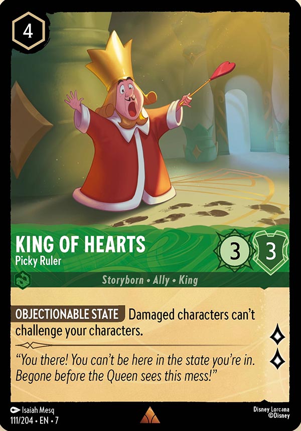 Disney Lorcana TCG: King of Hearts, Picky Ruler