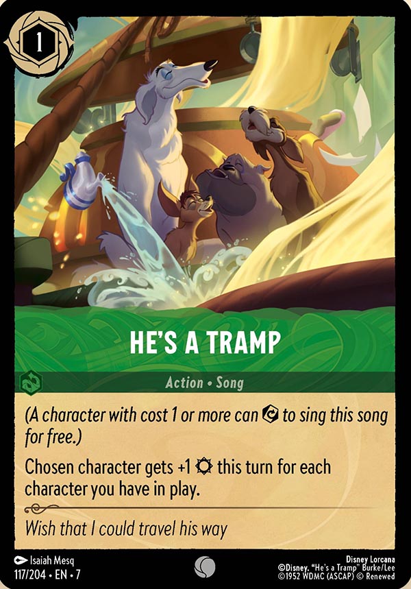 Disney Lorcana TCG: He's A Tramp