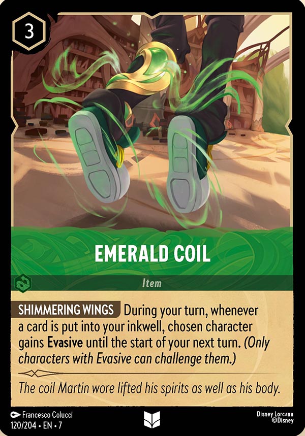 Disney Lorcana TCG: Emerald Coil