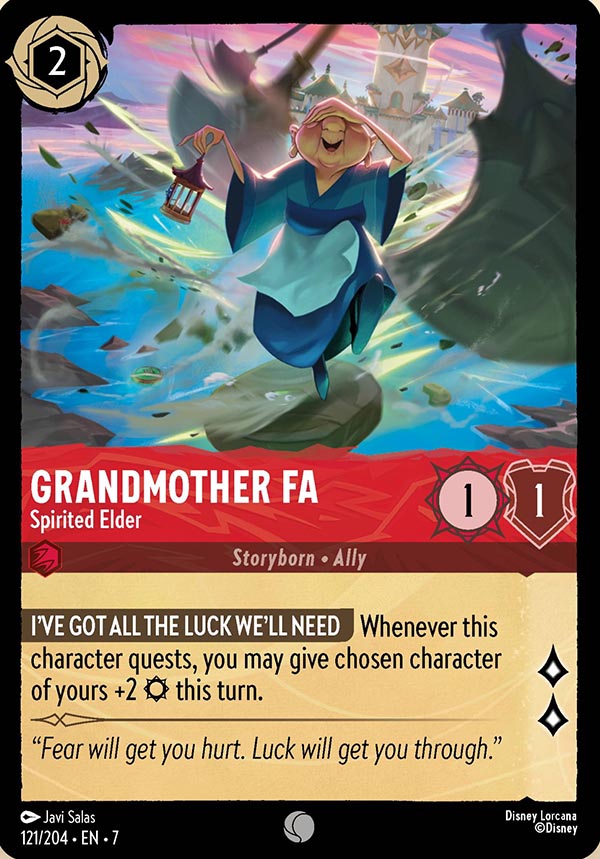 Disney Lorcana TCG: Grandma Fa, Spirited Elder