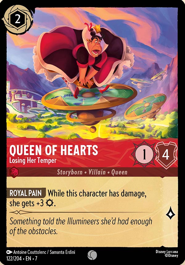 Disney Lorcana TCG: Queen of Hearts, Losing Her Temper