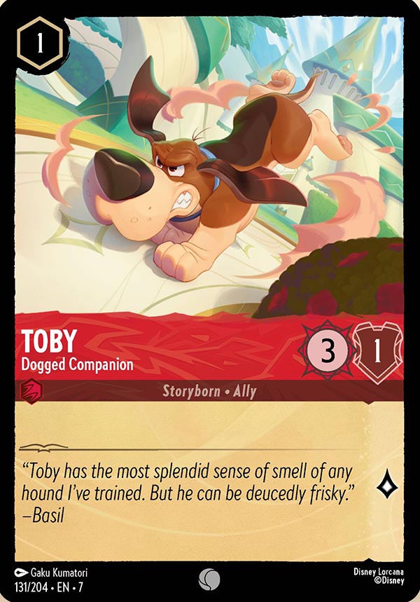 Disney Lorcana TCG: Toby, Dogged Companion