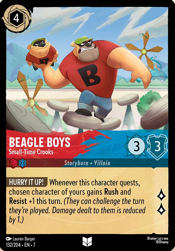 Disney Lorcana TCG: Beagle Boys, Small-Time Crooks