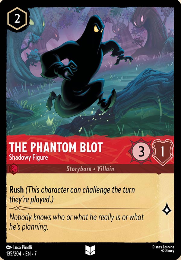 Disney Lorcana TCG: The Phantom Blot, Shadowy Figure