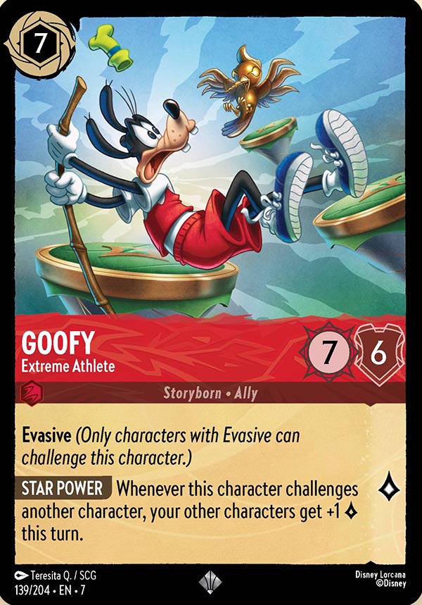 Disney Lorcana TCG: Goofy, Extreme Athlete