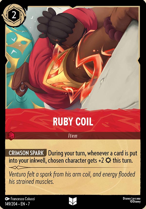 Disney Lorcana TCG: Ruby Coil