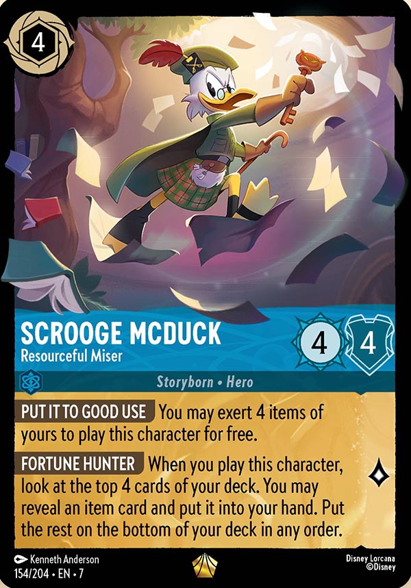 Disney Lorcana TCG: Scrooge McDuck, Resourceful Miser