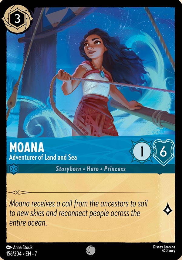 Disney Lorcana TCG: Moana, Adventurer of Land and Sea