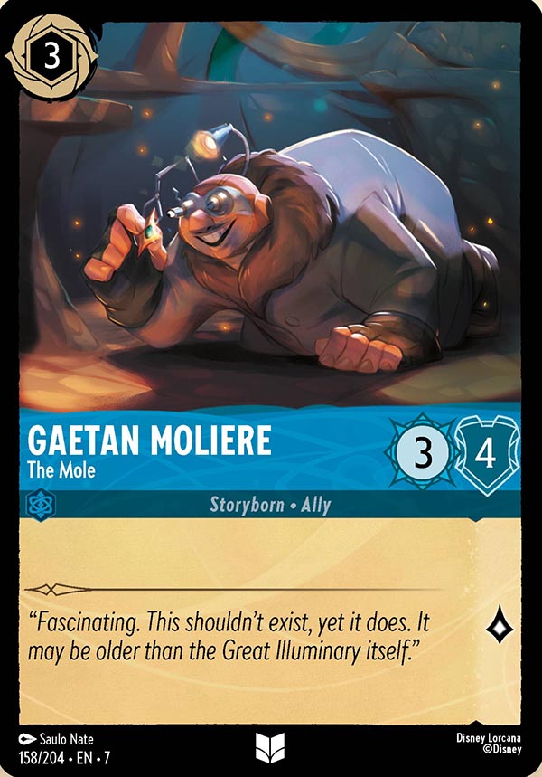 Disney Lorcana TCG: Gaetan Moliere, The Mole