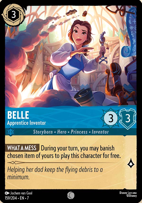 Disney Lorcana TCG: Belle, Apprentice Inventor