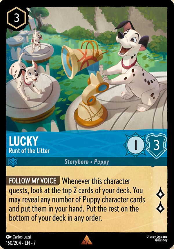 Disney Lorcana TCG: Lucky, Runt of the Litter