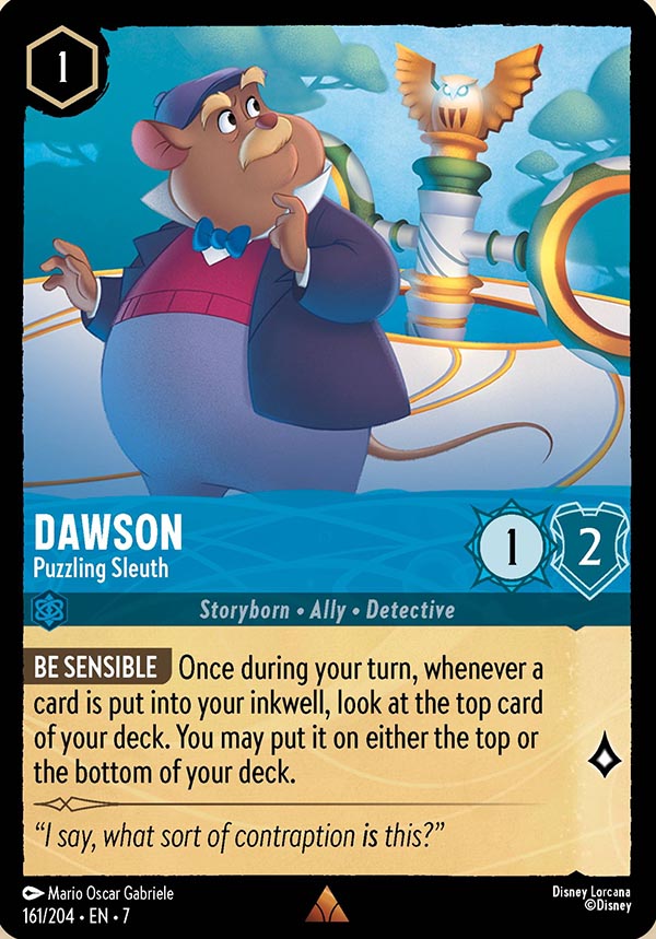 Disney Lorcana TCG: Dawson, Puzzling Sleuth