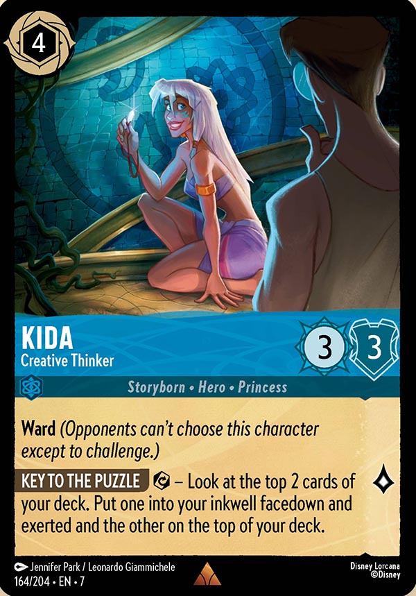 Disney Lorcana TCG: Kida, Creative Thinker