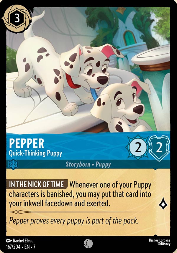 Disney Lorcana TCG: Pepper, Quick-Thinking Puppy