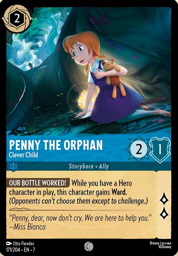 Disney Lorcana TCG: Penny The Orphan, Clever Child