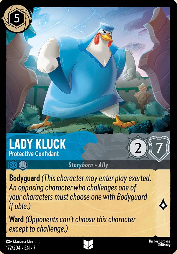 Disney Lorcana TCG: Lady Kluck, Protective Confidant