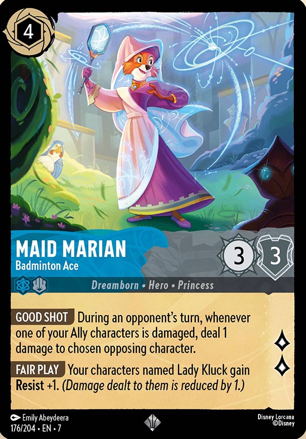 Disney Lorcana TCG: Maid Marian, Badminton Ace