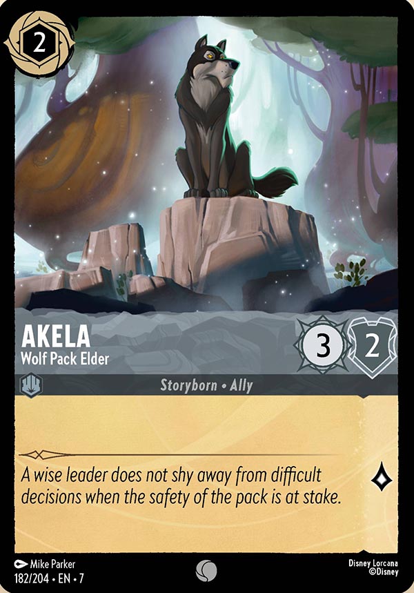 Disney Lorcana TCG: Akela, Wolf Pack Elder