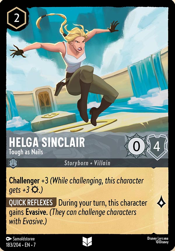 Disney Lorcana TCG: Helga Sinclair, Tough as Nails