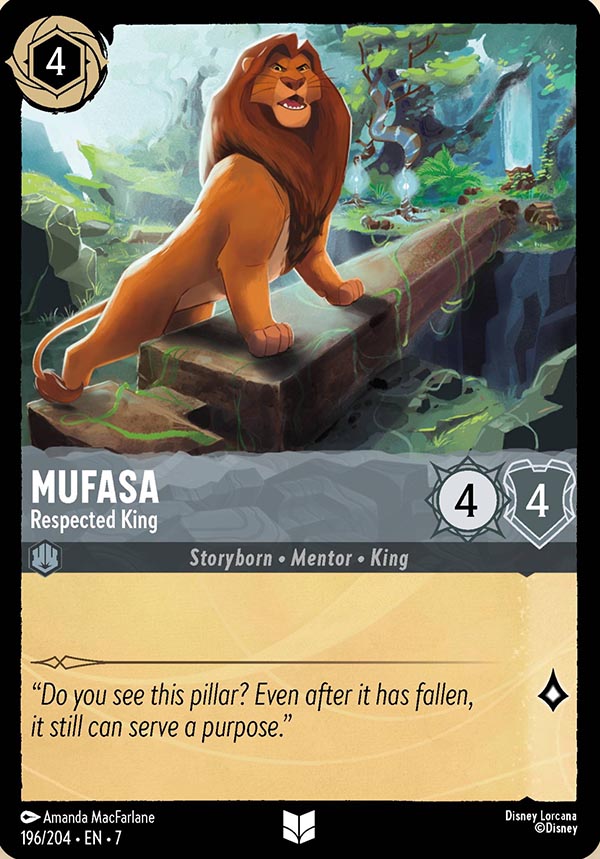 Disney Lorcana TCG: Mufasa, Respected King