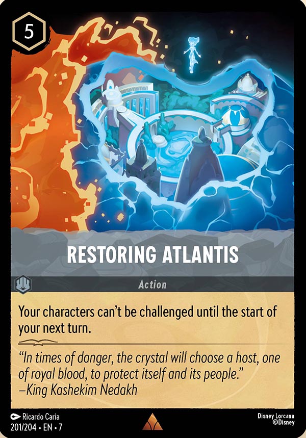 Disney Lorcana TCG: Restoring Atlantis